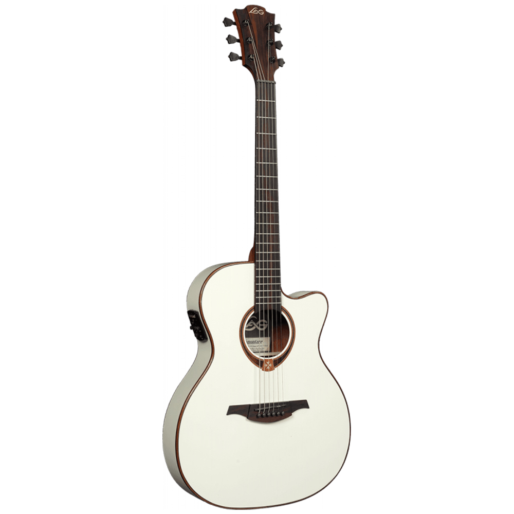 LAG T118ASCE-IVO Tramontane Auditorium Slim Cut Ivory Elektro Akustik Gitar